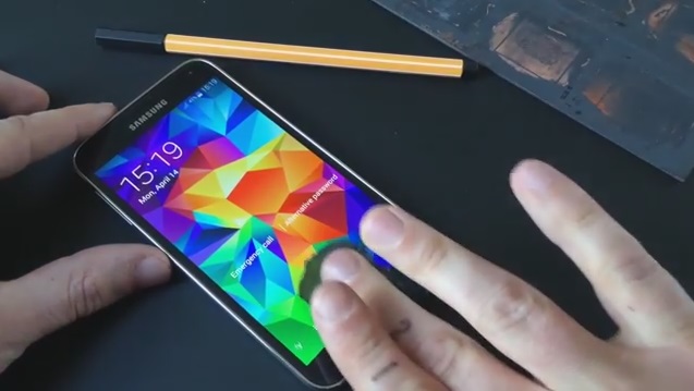 Galaxy S5 fingerprint scanner hacked