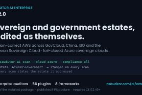 Four Environment Variables and an Estate Stamp: Auditing Azure Government with NSAuditor AI Enterprise 0.42.0
